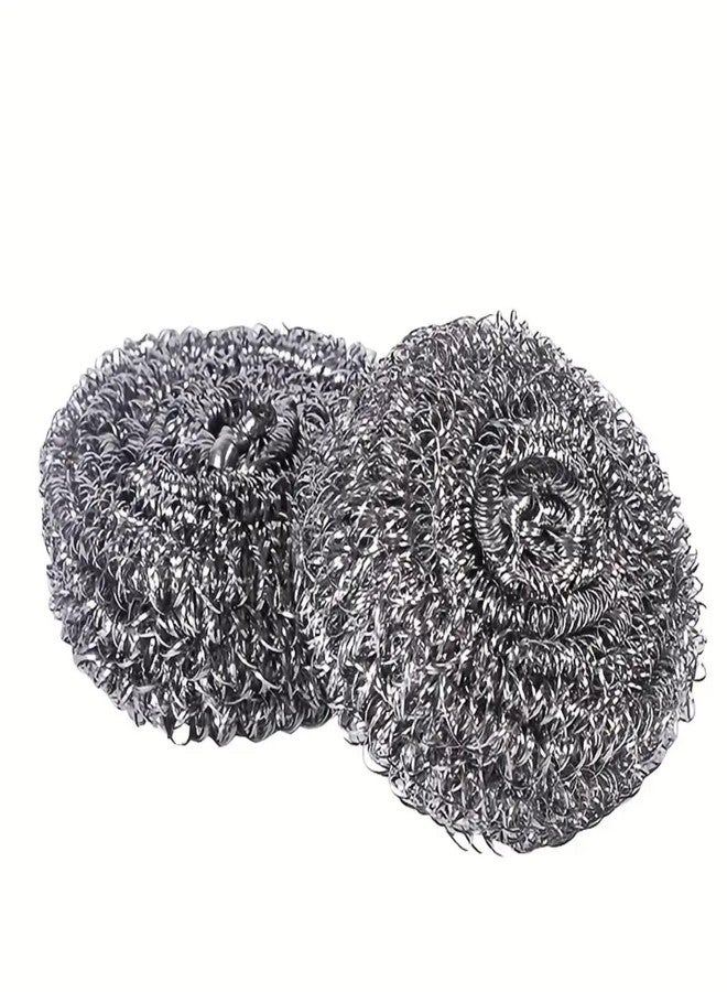 VIP Home Essentials Stainless Steel Sponges (Set of 3 Scrubbies) Will not scratch - Stainless Steel Sponges easily scrub away greasy, grimy build-up and baked-on stains, tackling your toughest jobs wi - Image 1